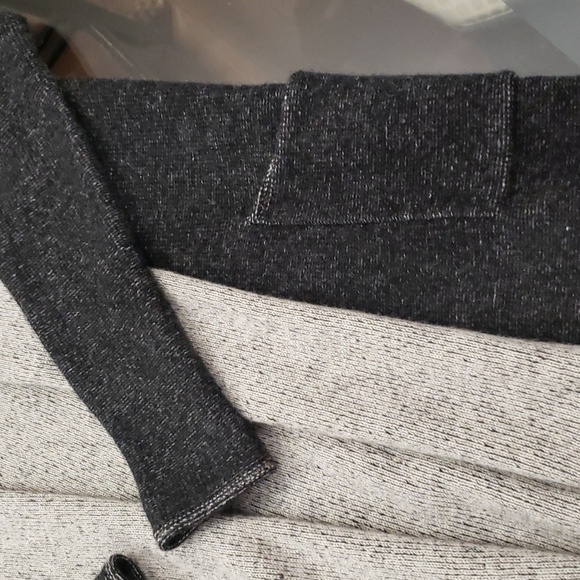 ARITZIA BABATON WOOL AND CASHMERE OPEN FRONT CHUNKY CARDIGAN 2 TONE S - Picture 3 of 7